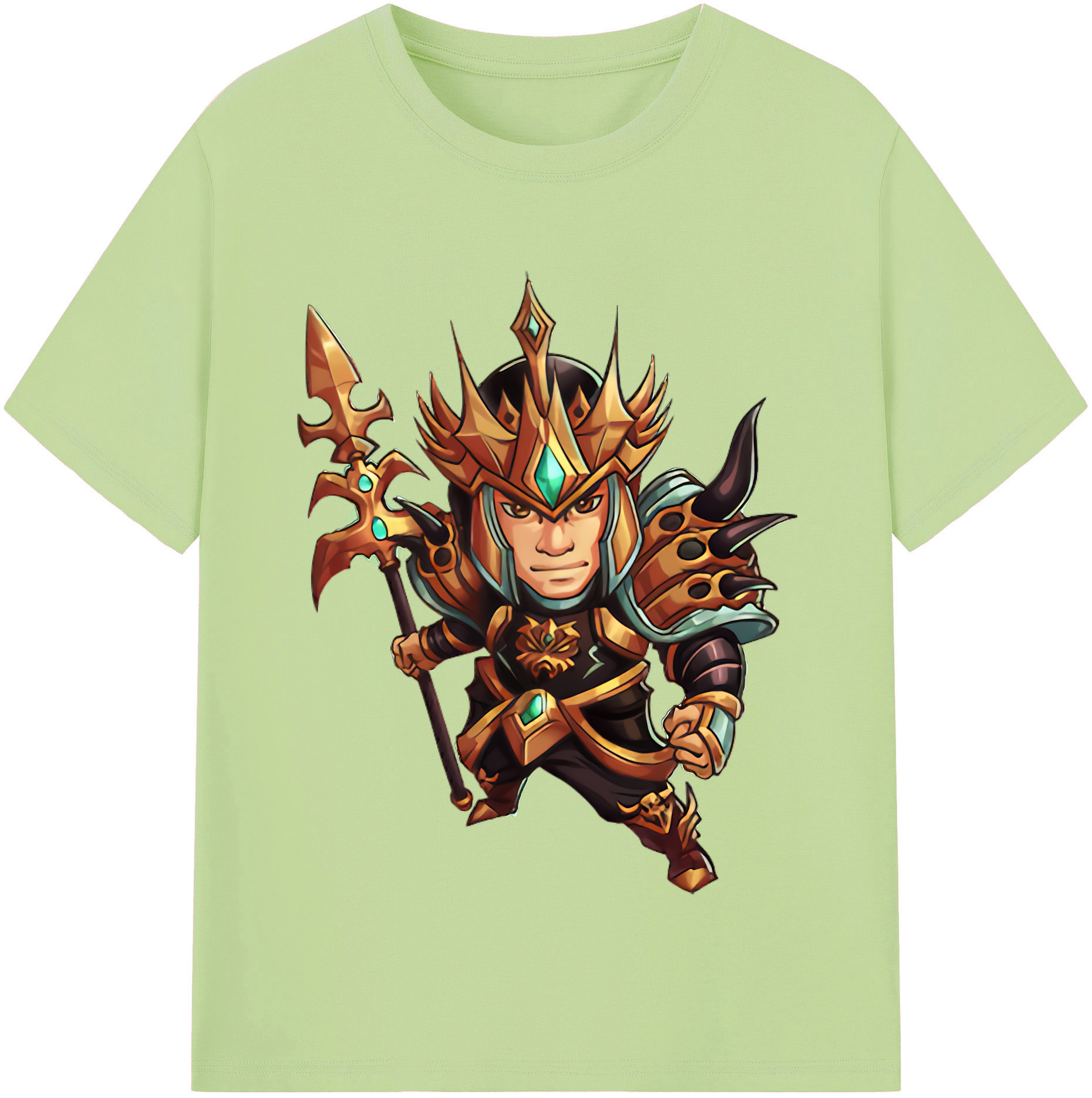 リーグ・オブ・レジェンド League of Legends LOL 綿100％半袖Tシャツ（フロントプリント）